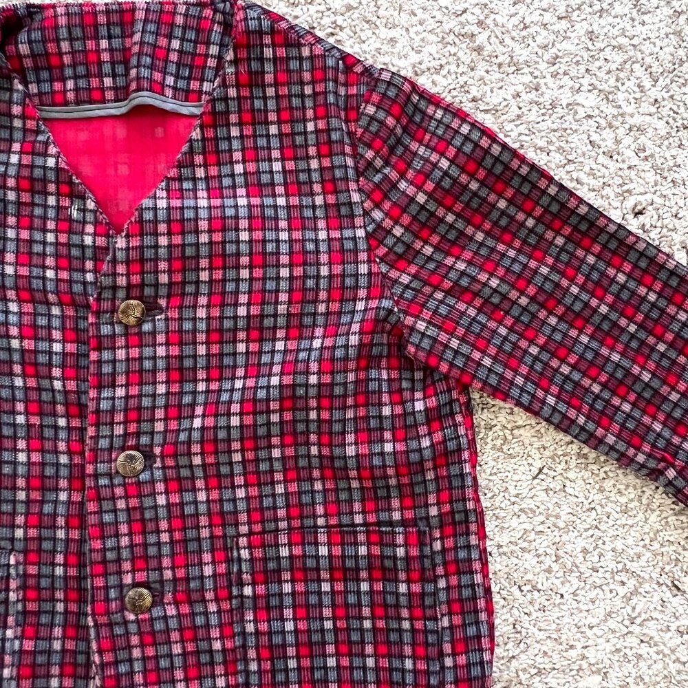 Vintage Kids Corduroy Check Jacket / Blazer - Unisex